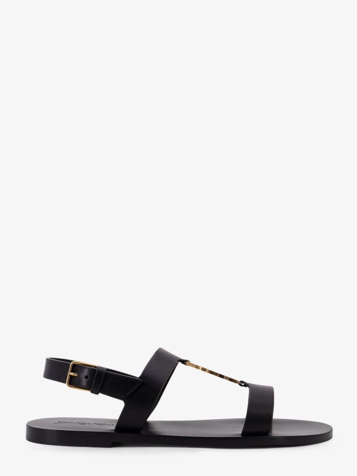 Saint Laurent Cassandre Leather Sandals