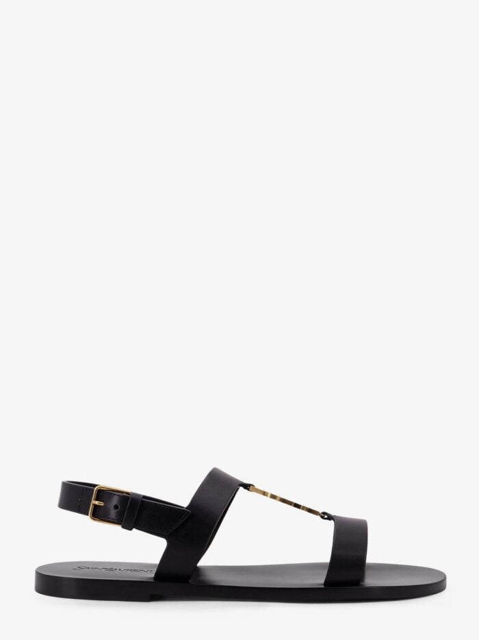 Saint Laurent Cassandre Leather Sandals
