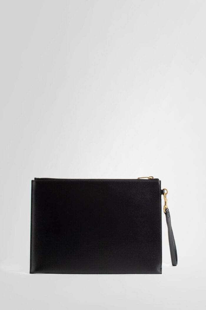 SAINT LAURENT Cassandre Leather Tablet Holder