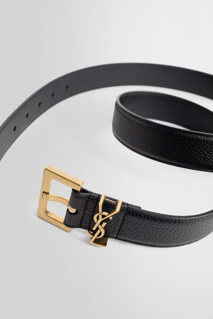 SAINT LAURENT Cassandre Logo Belt