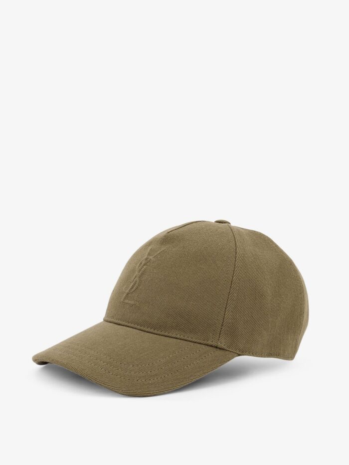 Saint Laurent Cassandre Logo Denim Hat