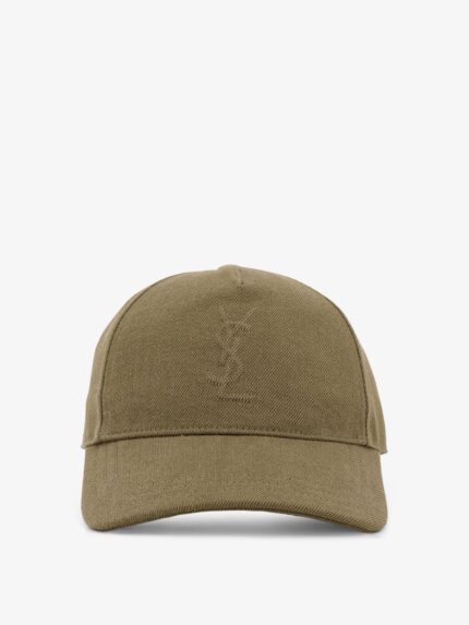 Saint Laurent Cassandre Logo Denim Hat