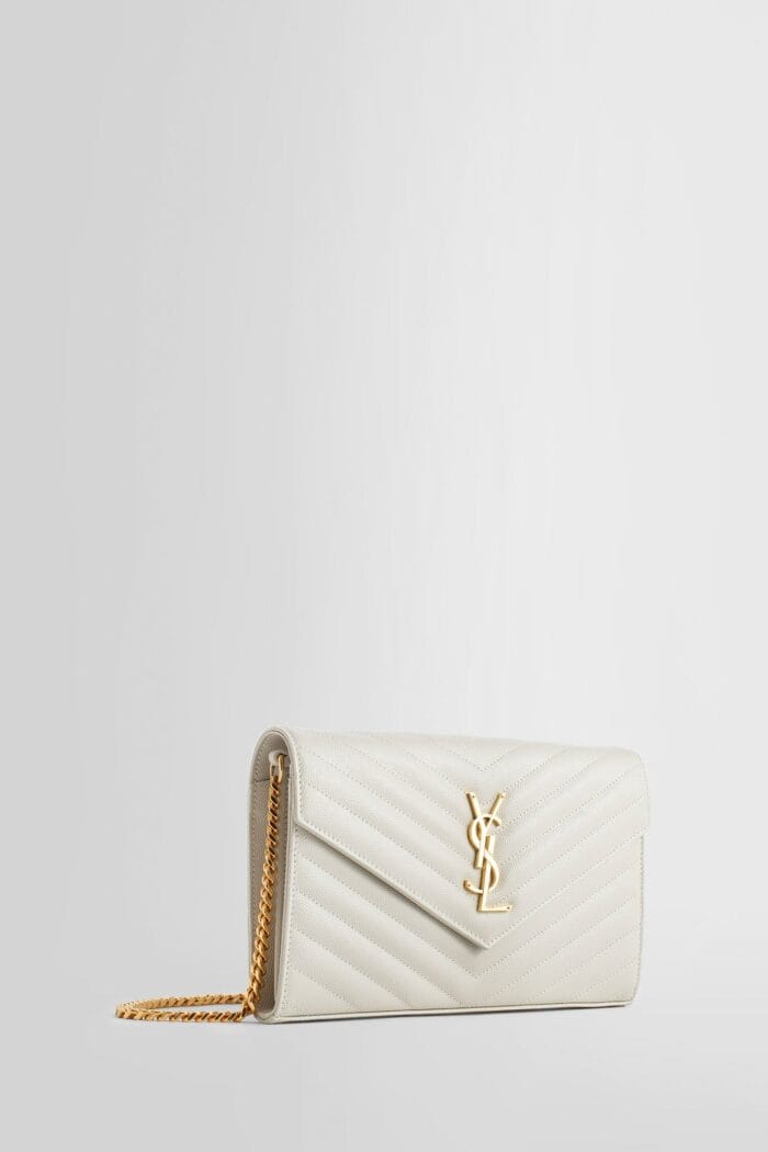 SAINT LAURENT Cassandre Matelass Chain Wallet