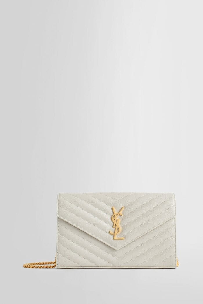 SAINT LAURENT Cassandre Matelass Chain Wallet