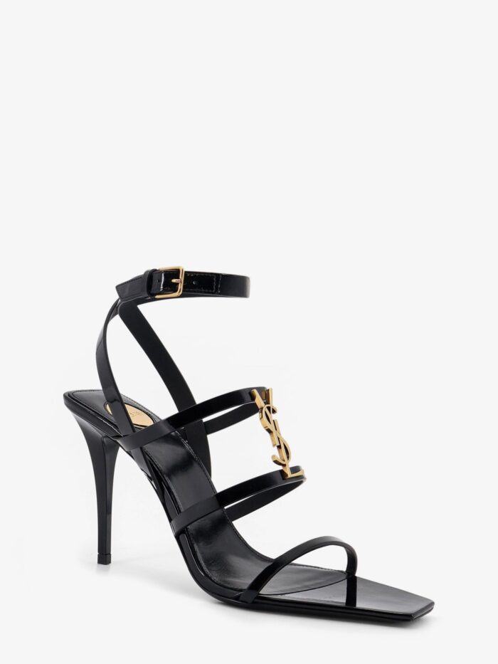 Saint Laurent Cassandre Patent Leather Sandals