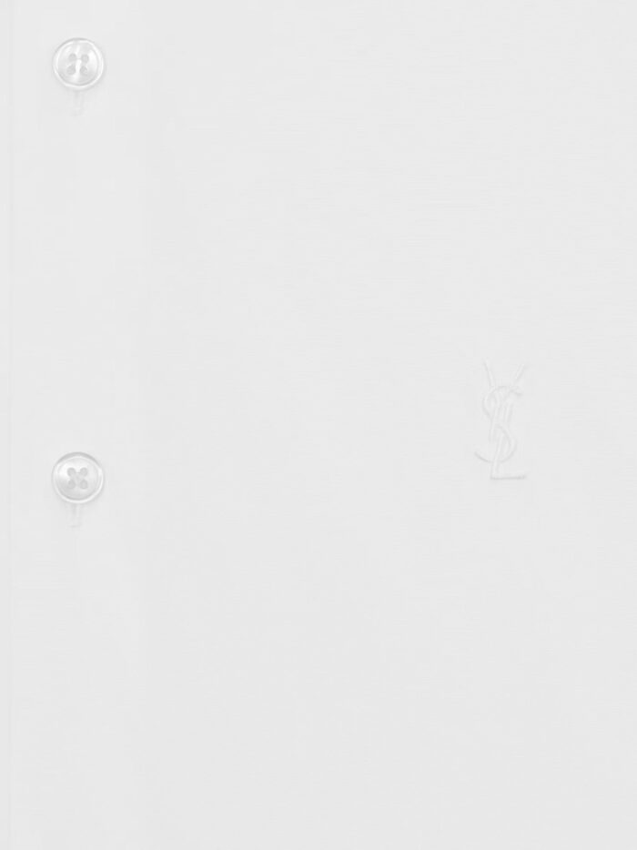Saint Laurent Cassandre Stretch Cotton Shirt