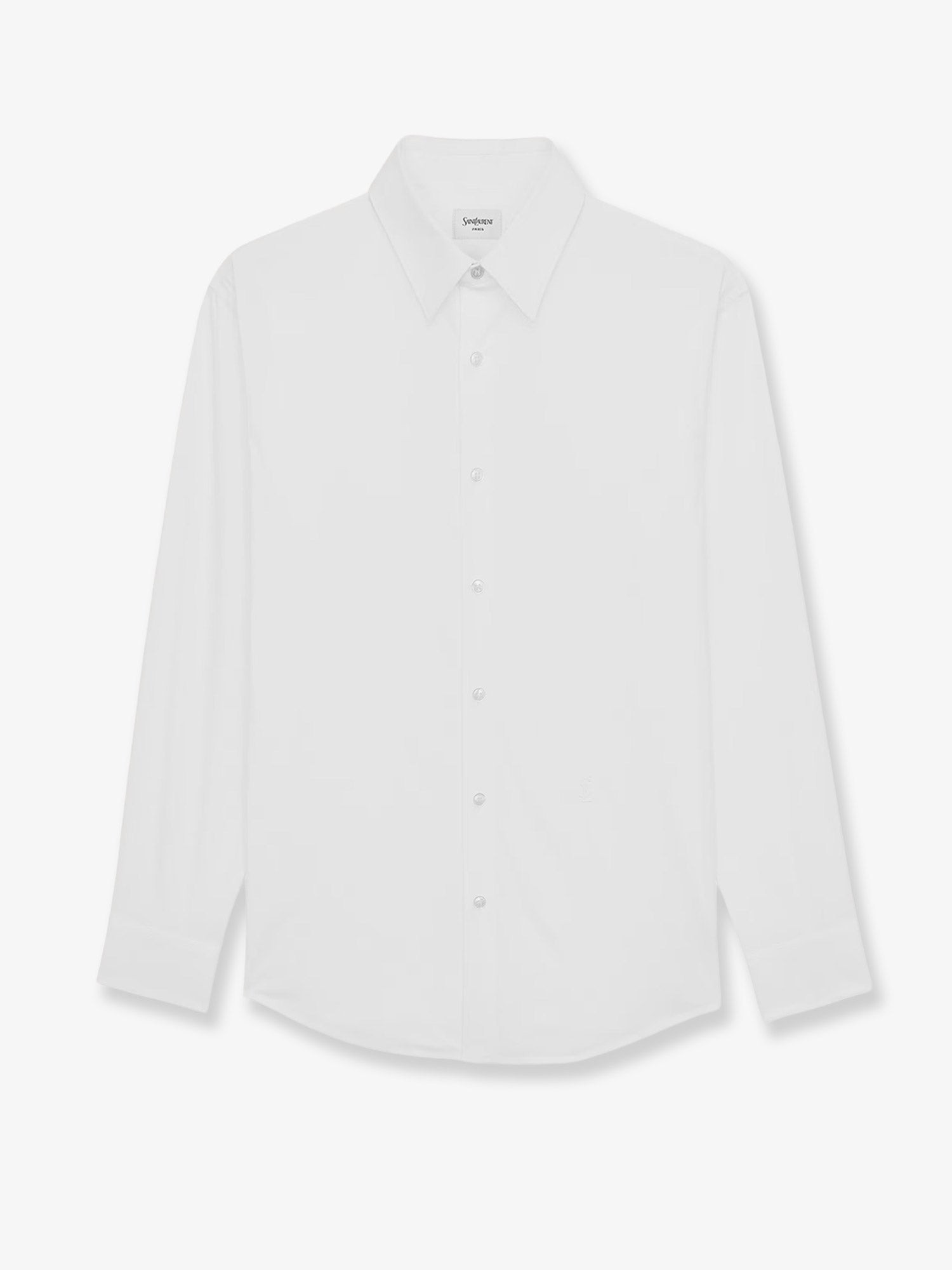 Saint Laurent Cassandre Stretch Cotton Shirt