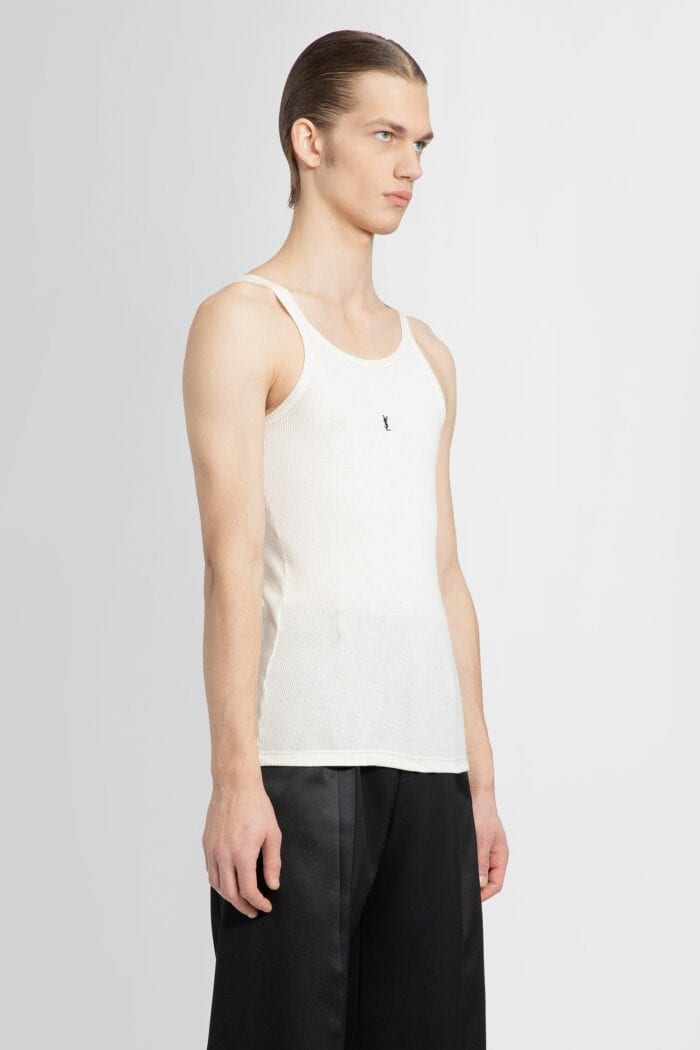 SAINT LAURENT Cassandre Tank Top