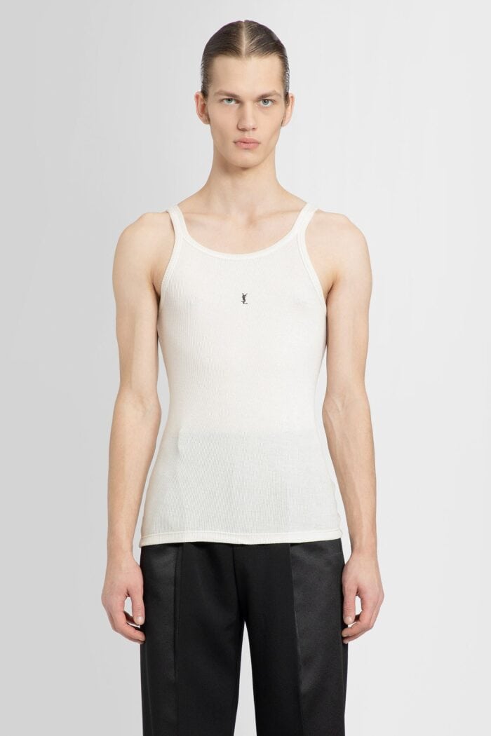 SAINT LAURENT Cassandre Tank Top