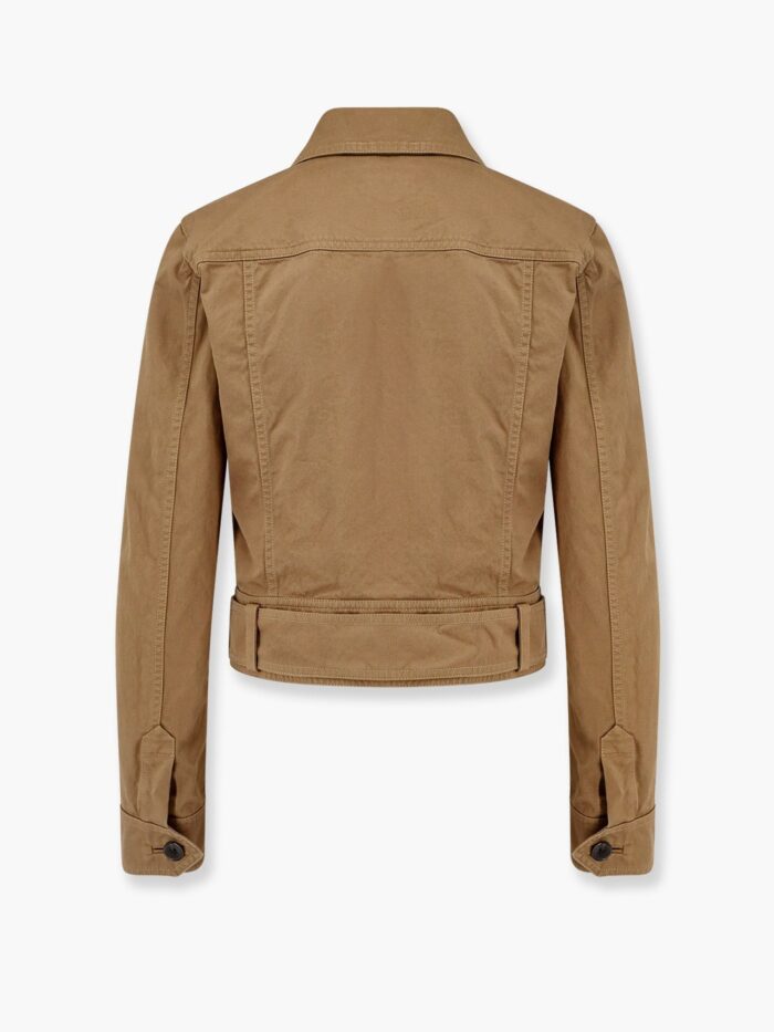 Saint Laurent Certified Cotton Cropped Jacket