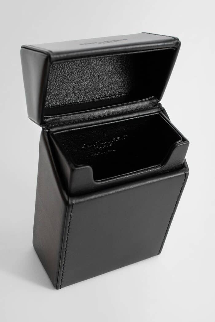 SAINT LAURENT Cigarette Box In Smooth Leather