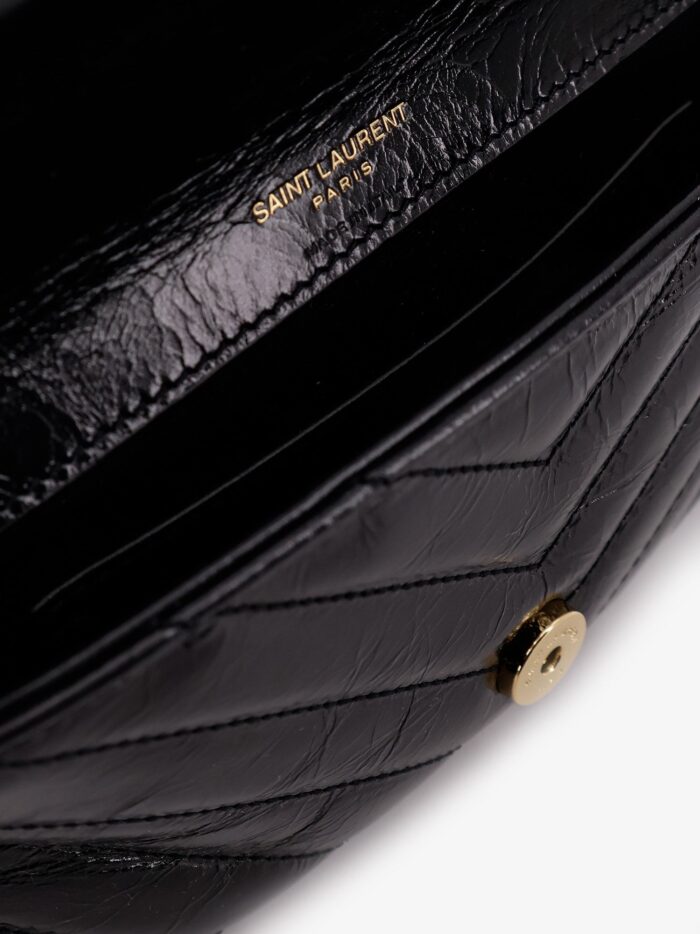 saint laurent college mini leather crossbody bag Saint Laurent College Mini Leather Crossbody Bag