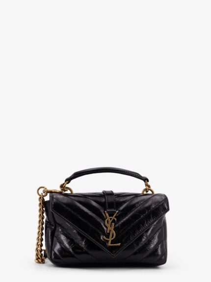 Saint Laurent College Mini Leather Crossbody Bag