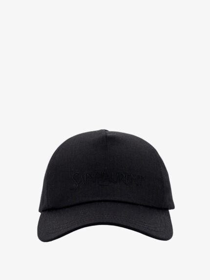 Saint Laurent Cotton And Linen Hat