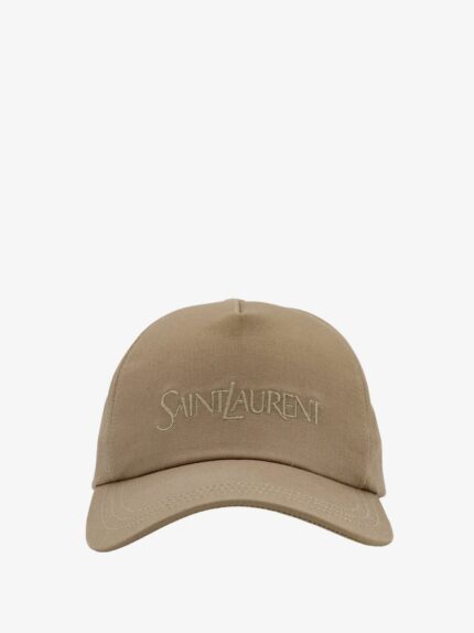 Saint Laurent Cotton And Linen Hat