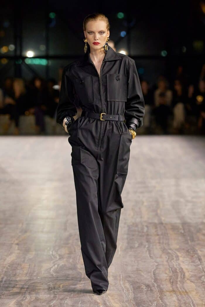 SAINT LAURENT Cotton Jumpsuit