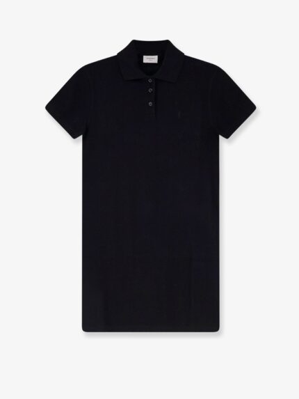 Saint Laurent Cotton Short Dress