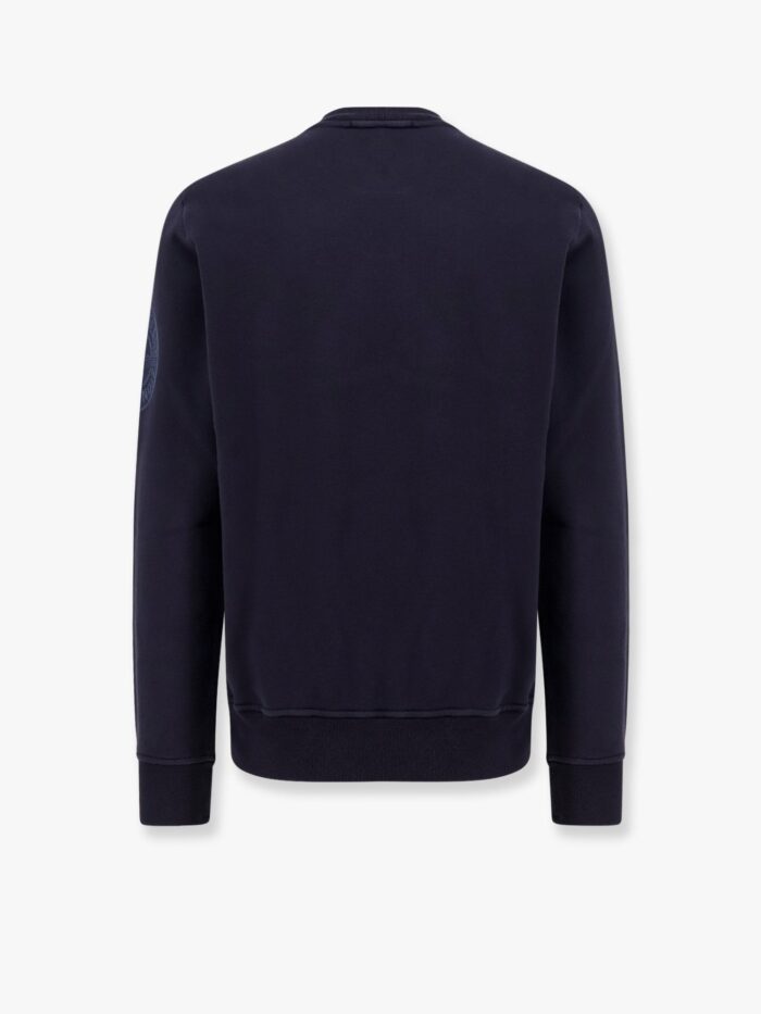 Saint Laurent Cotton Sweatshirt With Logo Embroidery