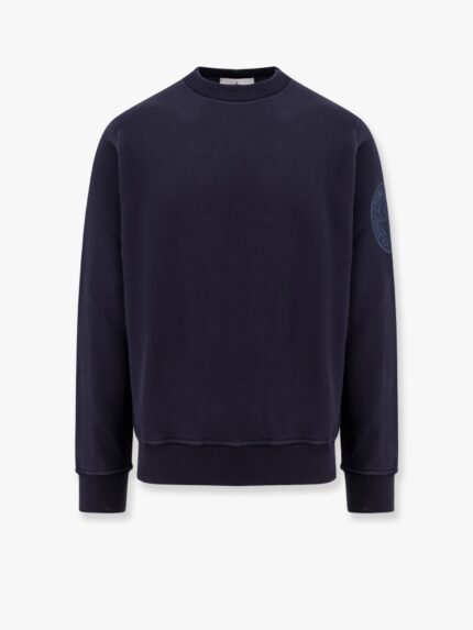 Saint Laurent Cotton Sweatshirt With Logo Embroidery