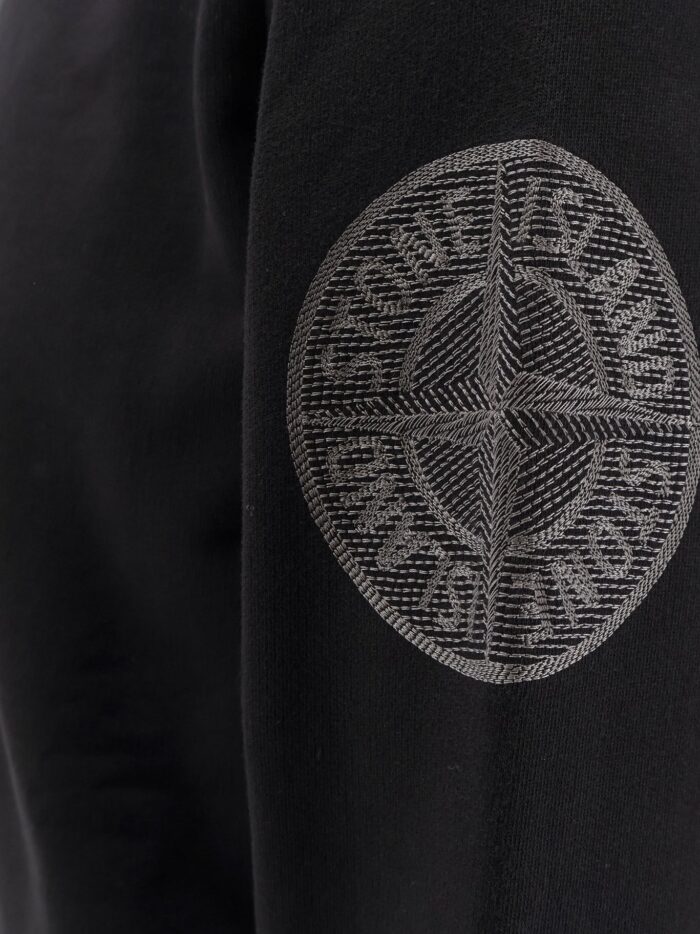 Saint Laurent Cotton Sweatshirt With Logo Embroidery