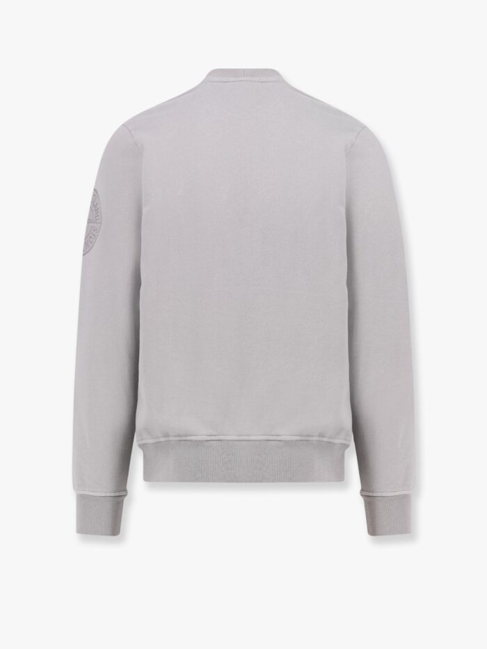 Saint Laurent Cotton Sweatshirt With Logo Embroidery