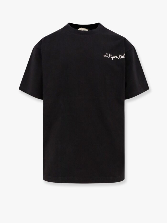 Cotton T-shirt With Logo Embroidery