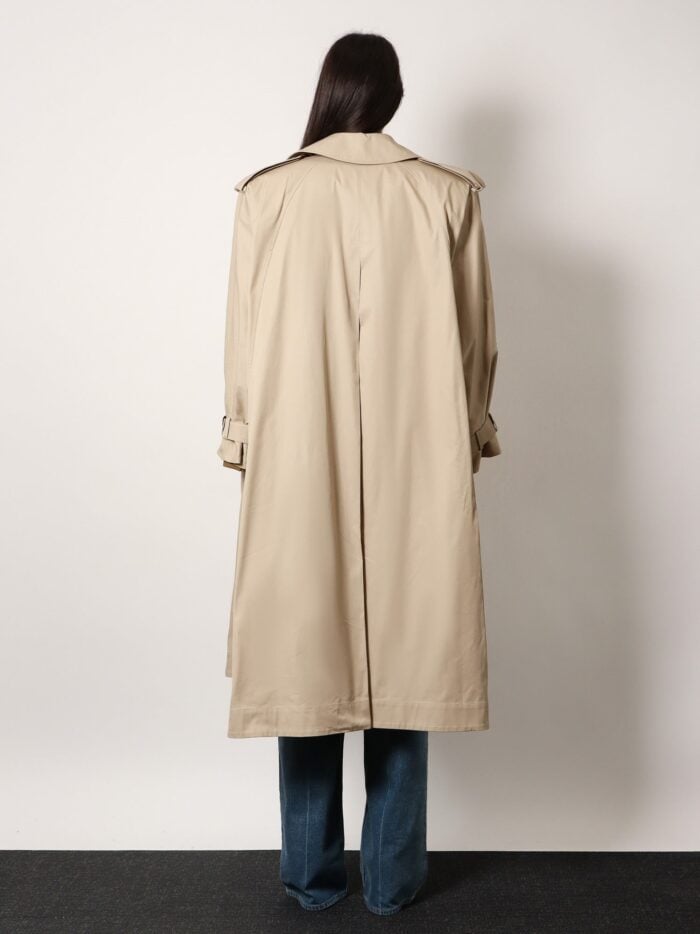 Saint Laurent Cotton Trench/cape