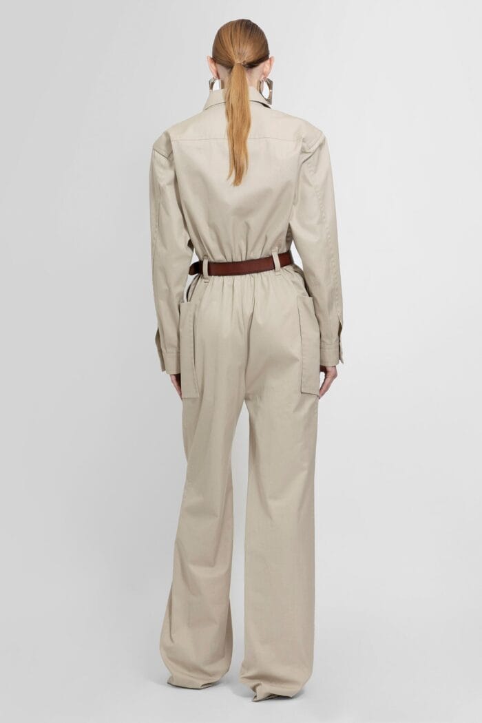 SAINT LAURENT Cotton Twill Jumpsuit