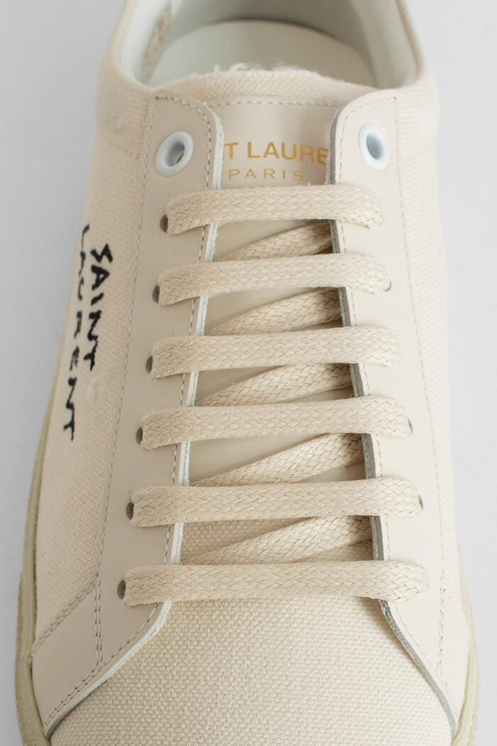 SAINT LAURENT Court Classic Sl/06 Embroidered Sneakers