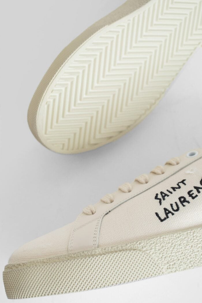 SAINT LAURENT Court Classic Sl/06 Embroidered Sneakers