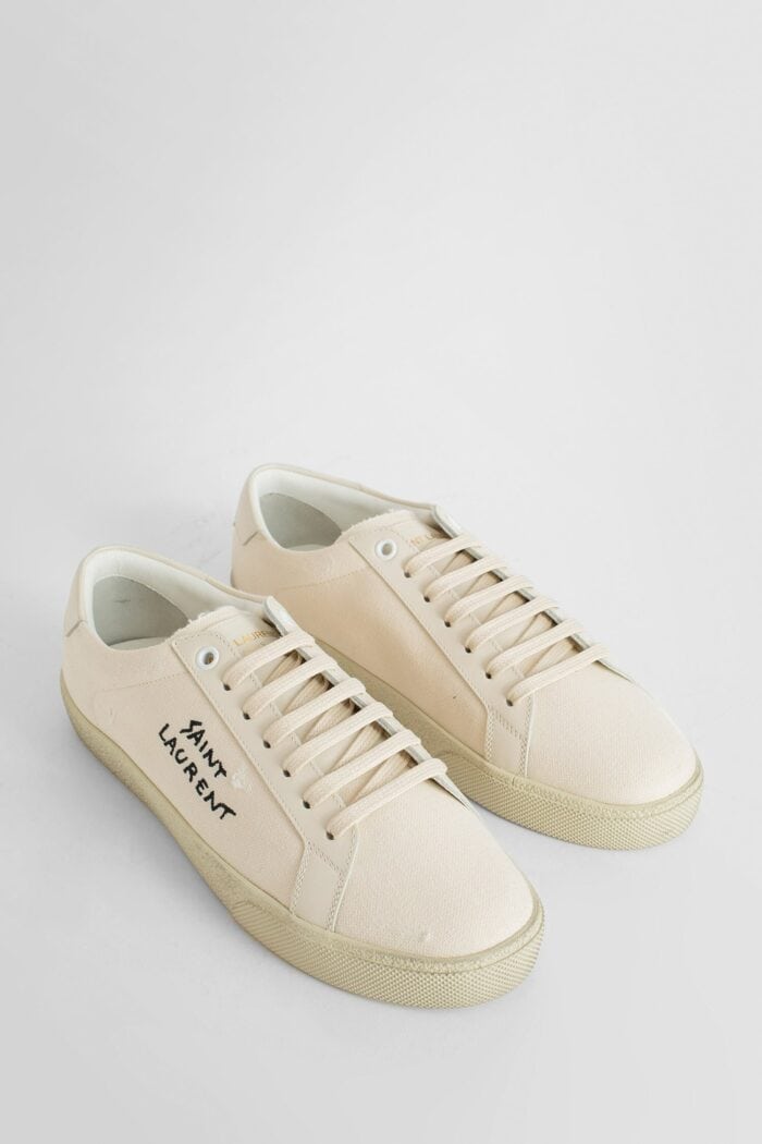 SAINT LAURENT Court Classic Sl/06 Embroidered Sneakers