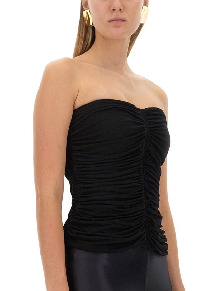 Saint Laurent CREPE JERSEY BUSTIER