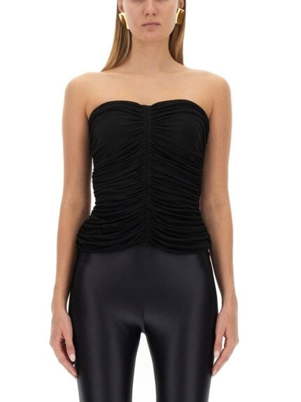 Saint Laurent CREPE JERSEY BUSTIER