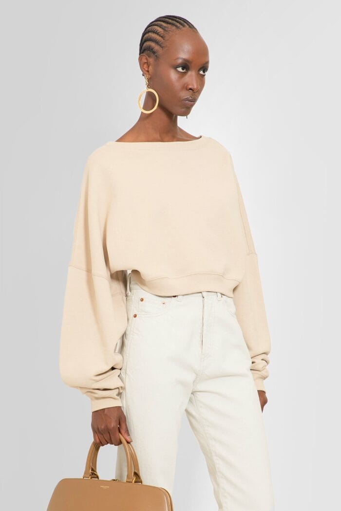 SAINT LAURENT Cropped Sweat-shirt