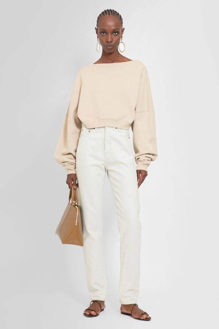 SAINT LAURENT Cropped Sweat-shirt