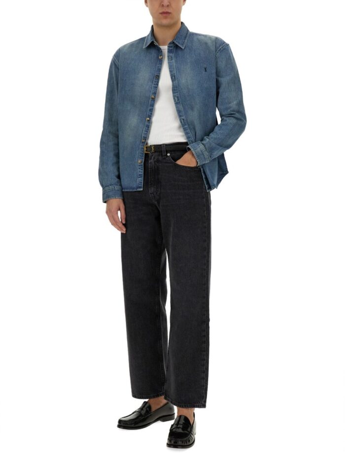 Saint Laurent DENIM "CASSANDRE" SHIRT