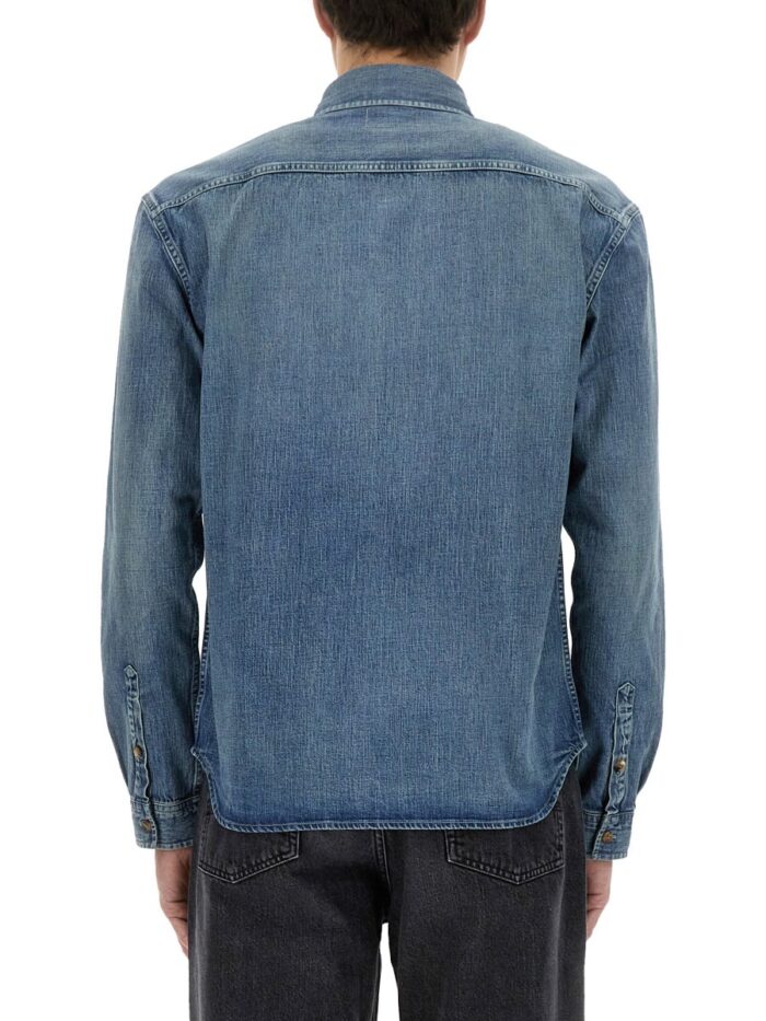 Saint Laurent DENIM "CASSANDRE" SHIRT