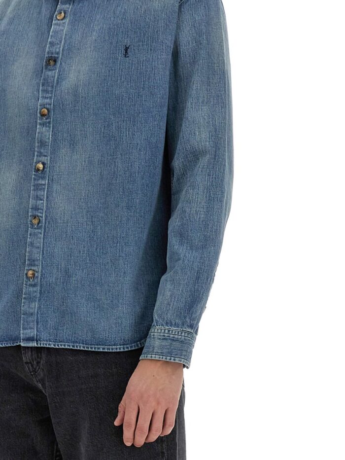 Saint Laurent DENIM "CASSANDRE" SHIRT