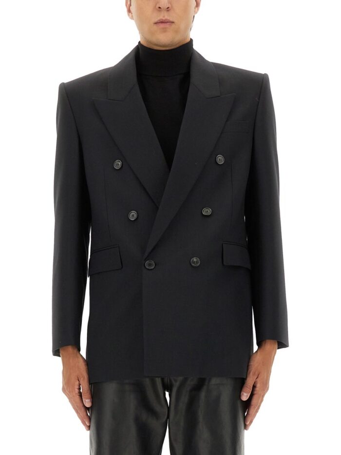 saint laurent double breasted wool jacket Saint Laurent DOUBLE-BREASTED WOOL JACKET