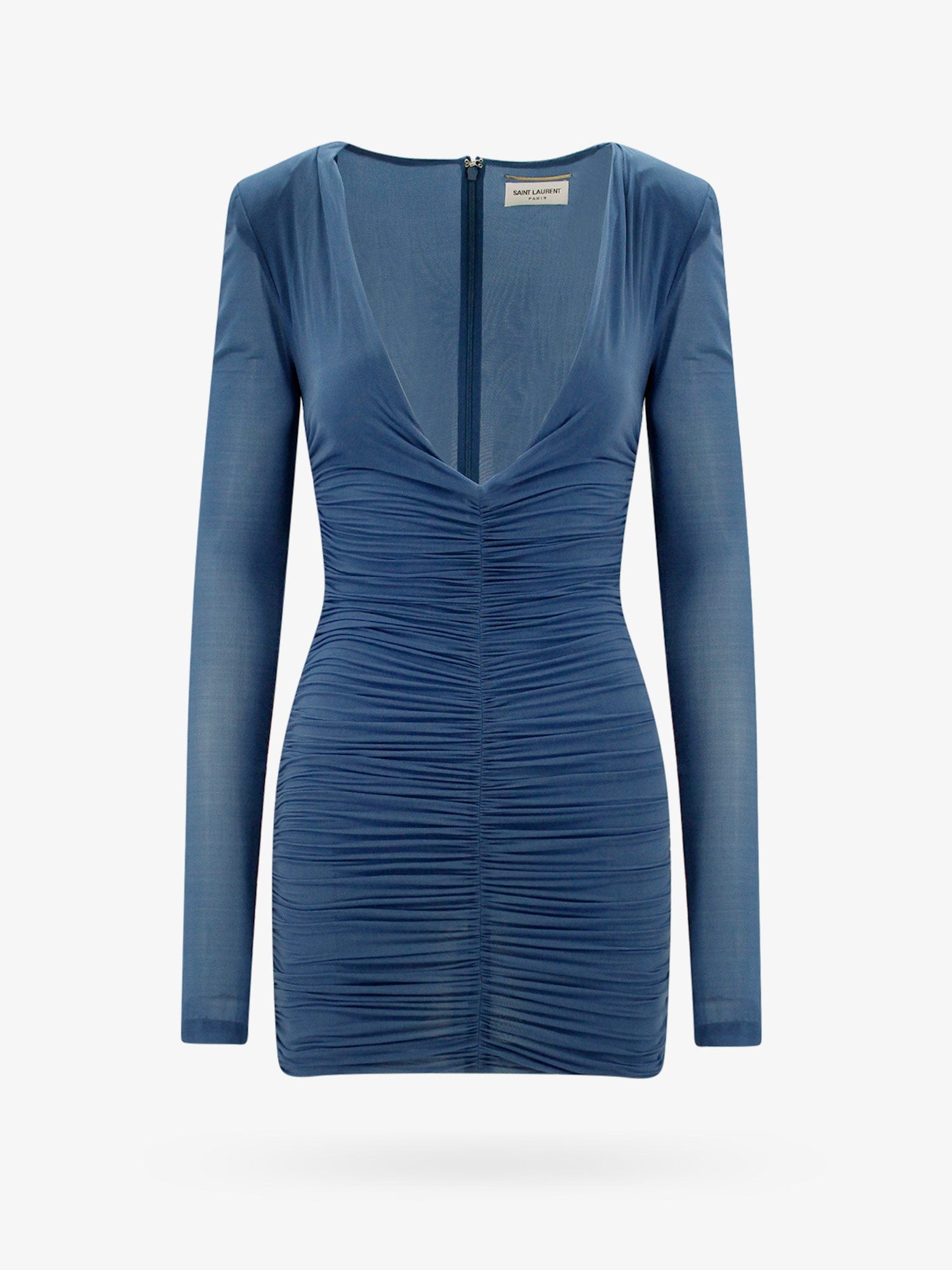 Saint Laurent Draped Fabric Dress