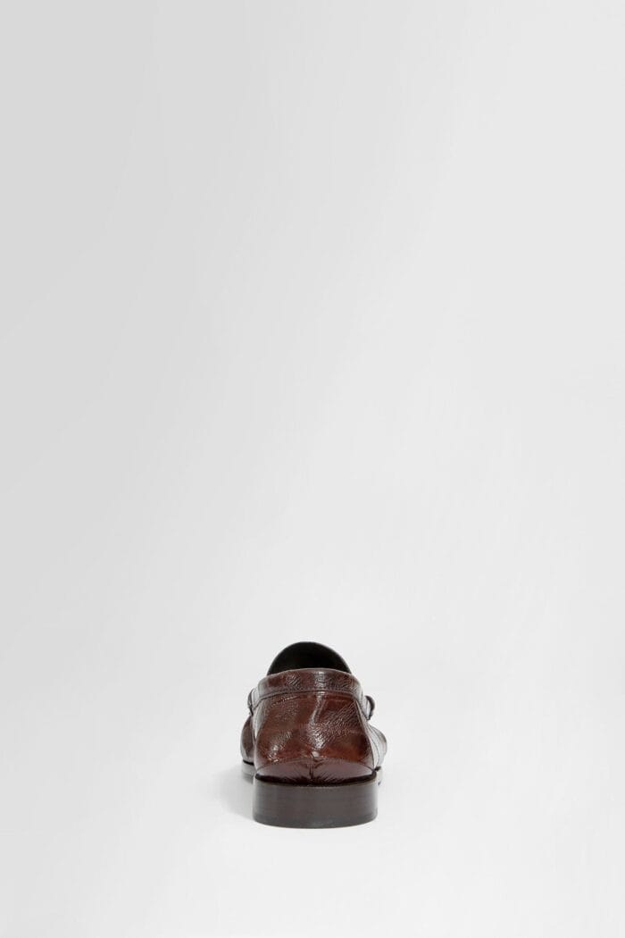 SAINT LAURENT Eelskin Le Loafer Penny Slippers