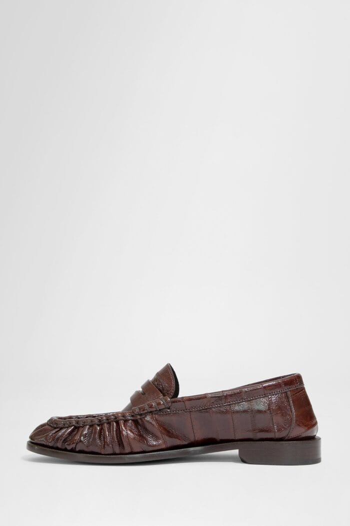 SAINT LAURENT Eelskin Le Loafer Penny Slippers