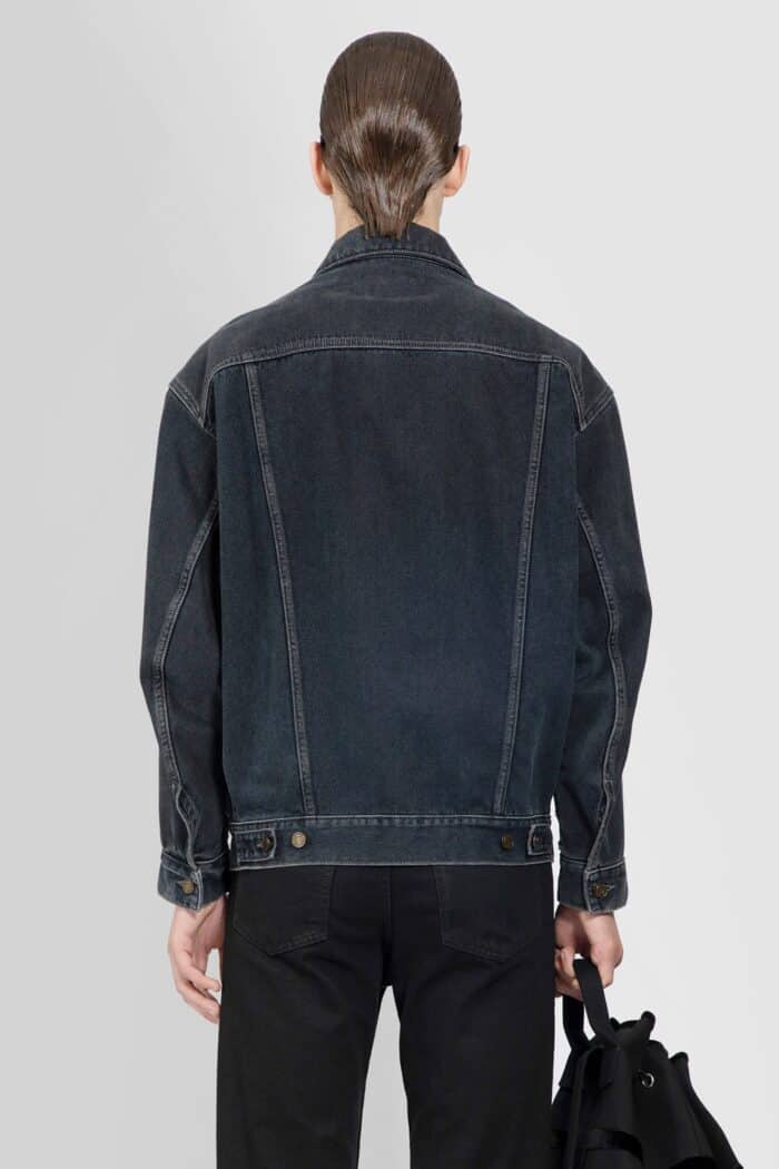 SAINT LAURENT Egg Shape Denim Jacket