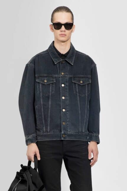 SAINT LAURENT Egg Shape Denim Jacket