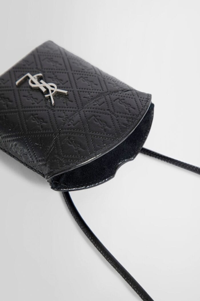 SAINT LAURENT Embossed Leather Surprise Airpods