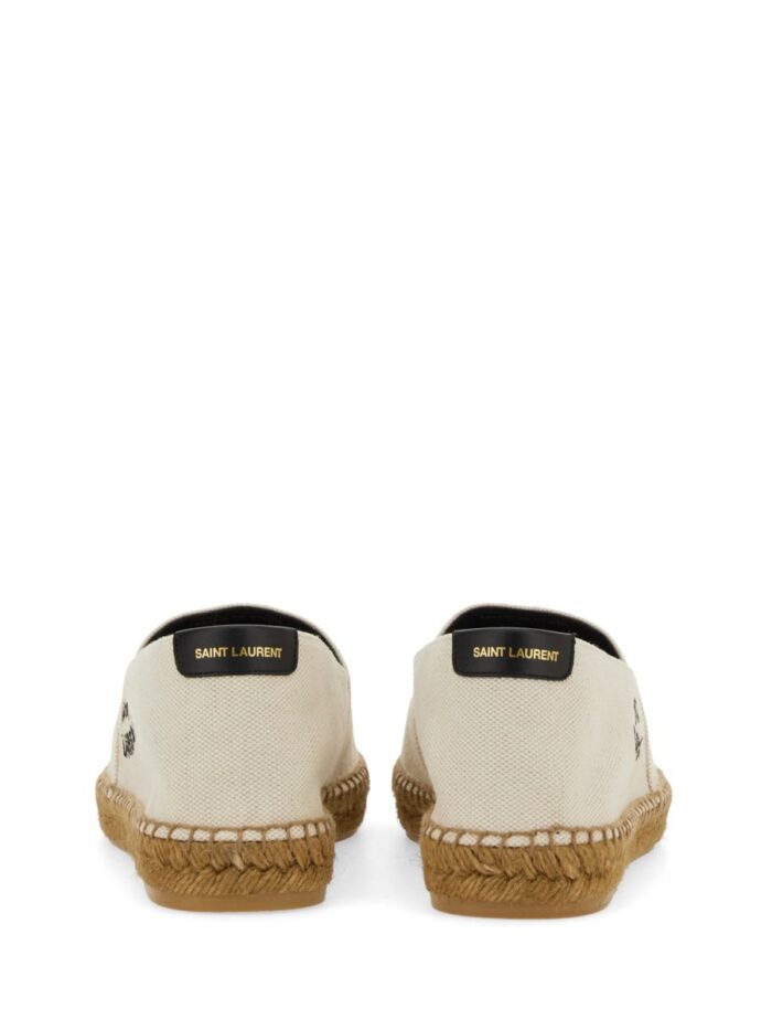 Saint Laurent ESPADRILLE WITH EMBROIDERED LOGO