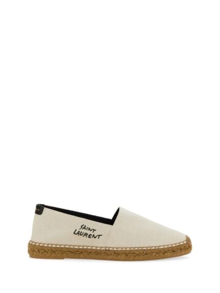 Saint Laurent ESPADRILLE WITH EMBROIDERED LOGO