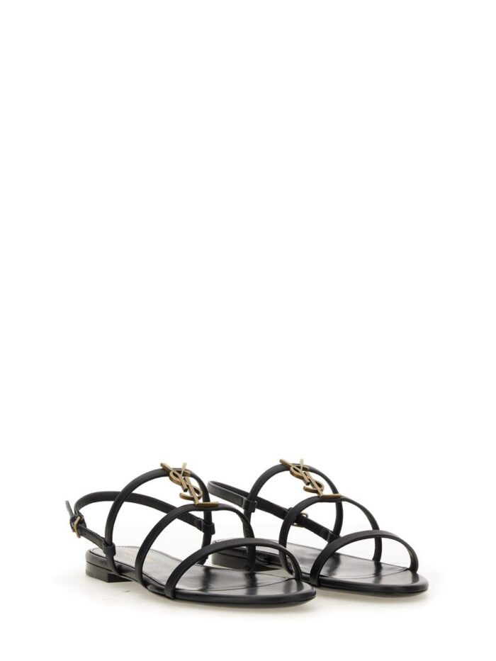 Saint Laurent FLAT SANDAL "CASSANDRA"