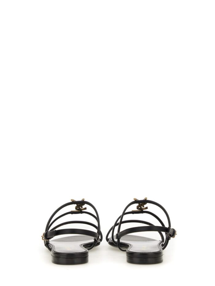 Saint Laurent FLAT SANDAL "CASSANDRA"