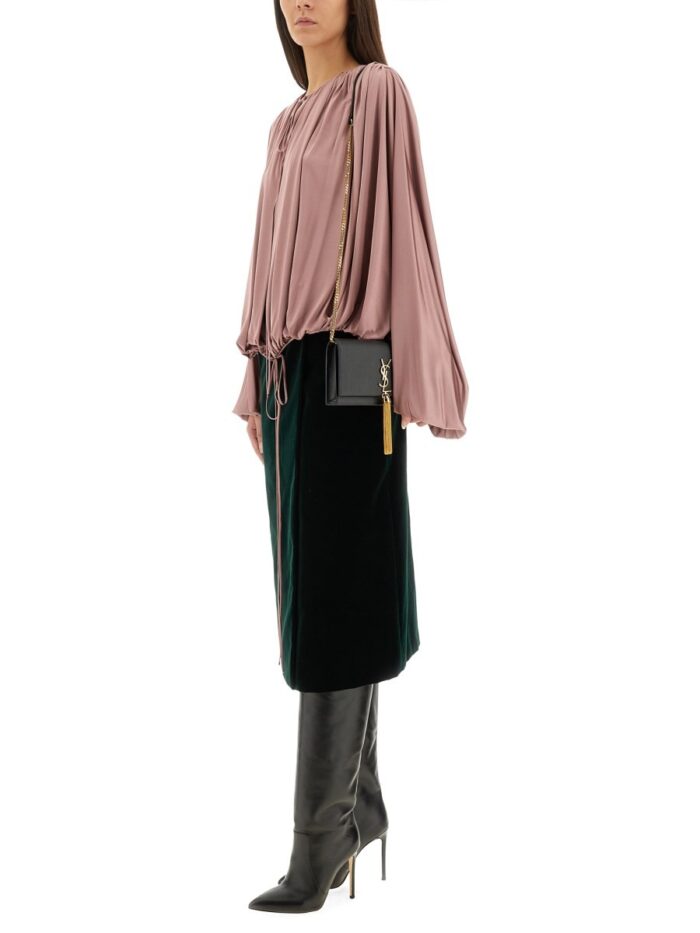 Saint Laurent FLUID KNIT BLOUSE